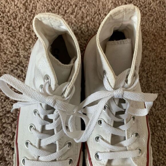 Converse Chuck All Star High Tops White W6 M 4 - Picture 3 of 7